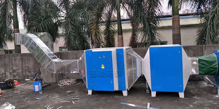 低溫等離子催化廢氣凈化器安裝