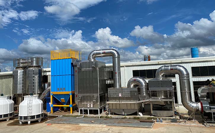 垃圾焚燒后產生的煙怎么處理？生物法廢氣處理工程案例