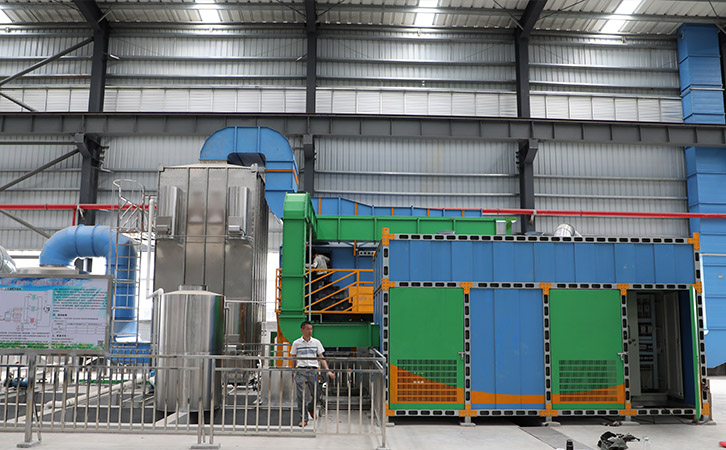 噴漆廢氣處理改造方案沸石轉輪+RCO催化燃燒設備組合工藝