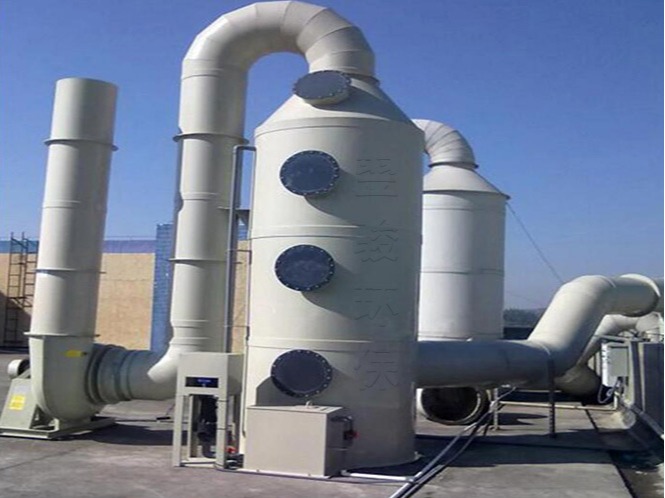 旋流板廢氣凈化塔原理結構
