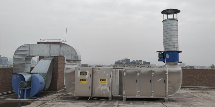 點膠、烘烤廢氣治理設備工程案例