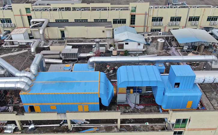 涂裝vocs廢氣治理設(shè)備處理工業(yè)有機(jī)廢氣工程