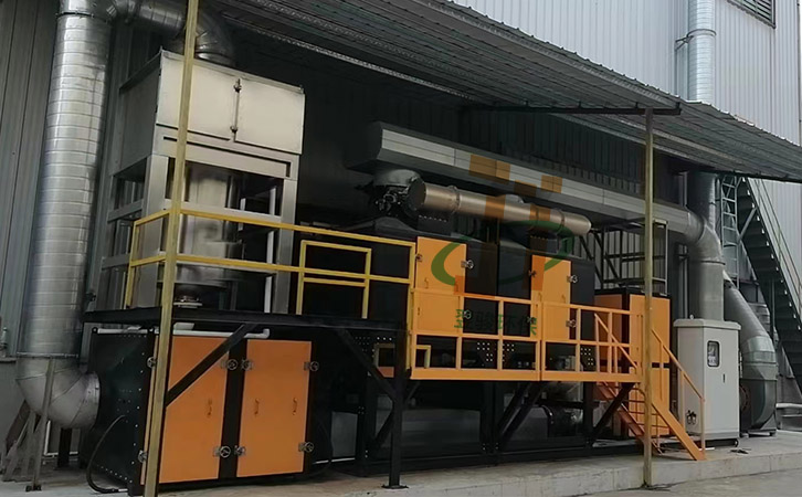 有機廢氣的處理設(shè)備-催化燃燒法廢氣處理工程案例