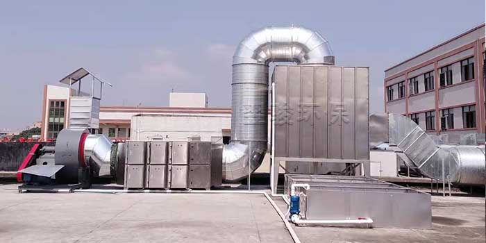 有機廢氣凈化設備 織帶熱轉印廢氣處理工藝廢氣凈化工程案例