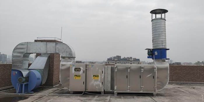 點(diǎn)膠、烘烤工序廢氣處理工程案例實(shí)拍-翌駿環(huán)保